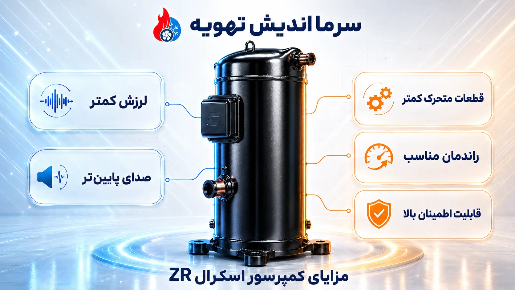 مزایای استفاده از کمپرسور اسکرال